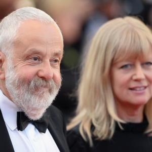 Mike Leigh and Georgina Lowe at event of Mr Turner 2014