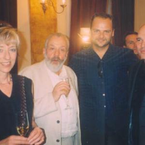 Mike Leigh, Michael Klesic and Anthony Minghella at the Awards Reception for the 10th Anual Sarajevo Film Festival.
