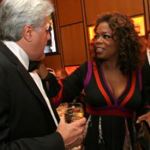 Oprah Winfrey and Jay Leno at event of The 79th Annual Academy Awards 2007