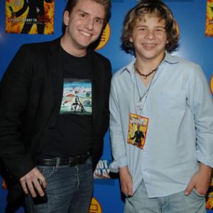 Jonathan Lipnicki and Chris Barrett at event of The L.A. Riot Spectacular (2005)