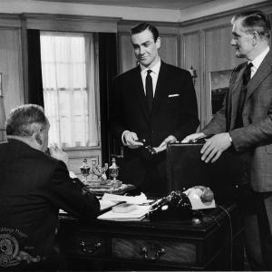 Still of Sean Connery and Desmond Llewelyn in Is Rusijos su meile (1963)