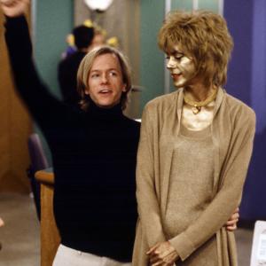 Still of Wendie Malick and David Spade in Just Shoot Me! (1997)