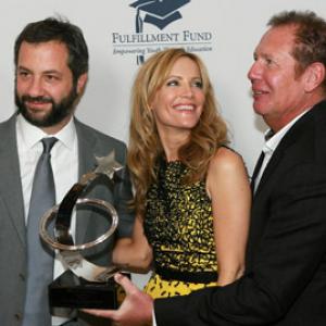 Leslie Mann Judd Apatow and Garry Shandling