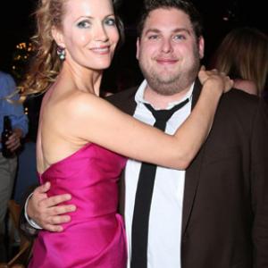 Leslie Mann and Jonah Hill at event of Funny People 2009