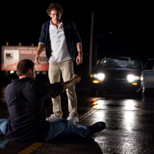 Still of James Marsden and Dominic Purcell in Straw Dogs 2011