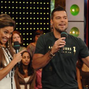 Ricky Martin and Vanessa Lachey at event of Total Request Live (1999)