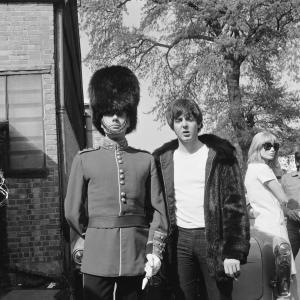 Paul McCartney and Victor Spinetti