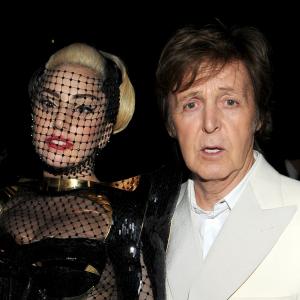 Paul McCartney and Lady Gaga