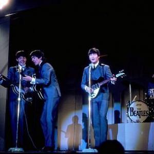 The Beatles, (Paul McCartney, George Harrison, John Lennon, Ringo Starr) live in concert, Washington D. C.