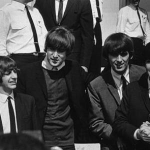 The Beatles arriving in Los Angeles 1964 Modern silver gelatin 11x14 signed 600  1978 Bud Gray MPTV