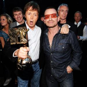 Paul McCartney and Bono