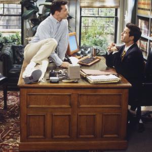 Still of Sean Hayes and Eric McCormack in Will & Grace (1998)