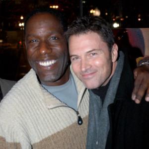 Tim Daly and James McDaniel at event of Edge of America 2003