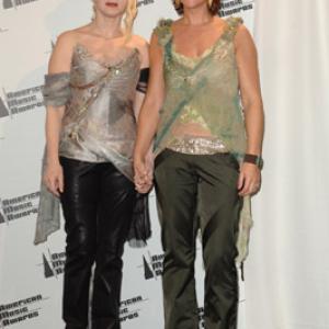Sarah McLachlan and Cyndi Lauper at event of 2005 American Music Awards (2005)