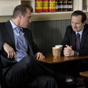 Still of Christopher Meloni and Denis O'Hare in Brief Interviews with Hideous Men (2009)