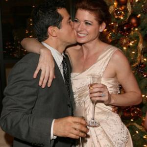 John Leguizamo and Debra Messing at event of Nothing Like the Holidays (2008)