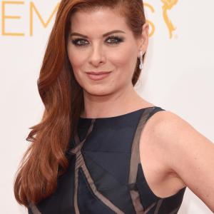 Debra Messing at event of The 66th Primetime Emmy Awards (2014)