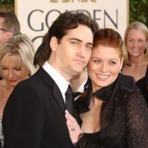 Golden Globe Awards 1252004 Debra Messing and husband Long Photography Inc 323 8889944