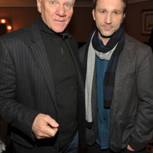 Malcolm McDowell and Breckin Meyer