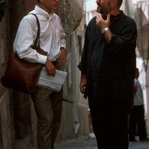 Matt Damon and Anthony Minghella in The Talented Mr Ripley 1999