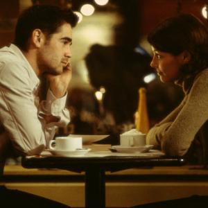 Still of Bridget Moynahan and Colin Farrell in Rekrutas (2003)