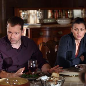 Still of Bridget Moynahan and Donnie Wahlberg in Blue Bloods 2010