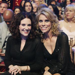 Still of Megan Mullally and Cheryl Hines in Dancing with the Stars (2005)