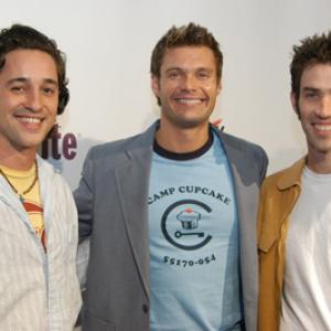 Thomas Ian Nicholas, Ryan Seacrest and Tim Scarne at event of L.A. D.J. (2004)