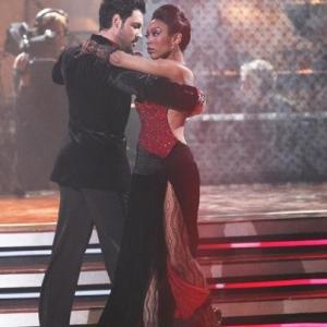 Still of Brandy Norwood and Maksim Chmerkovskiy in Dancing with the Stars 2005