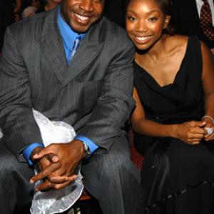 Brandy Norwood and Barry Bonds at event of ESPY Awards (2003)