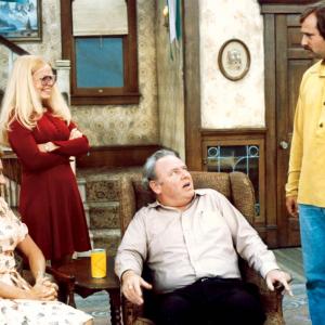 Still of Rob Reiner Sally Struthers Carroll OConnor and Jean Stapleton in All in the Family 1971