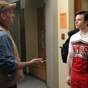 Still of Mike OMalley and Chris Colfer in Glee 2009