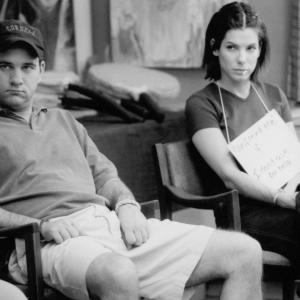 Still of Sandra Bullock and Mike OMalley in 28 Days 2000