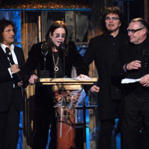 Ozzy Osbourne, Tony Iommi, Geezer Butler and Bill Ward