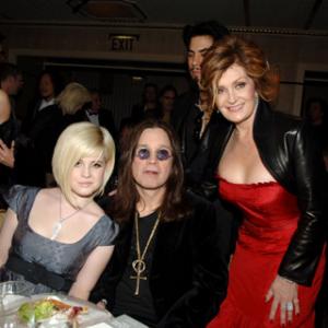 Ozzy Osbourne, Sharon Osbourne and Kelly Osbourne