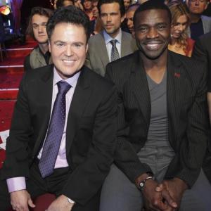 Still of Donny Osmond Ashley Hamilton Michael Irvin and Louie Vito in Dancing with the Stars 2005