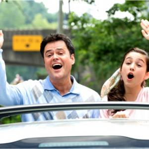 Still of Donny Osmond and Molly Ephraim in College Road Trip 2008