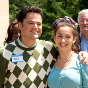 Still of Donny Osmond and Molly Ephraim in College Road Trip (2008)