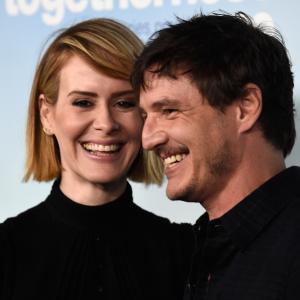 Sarah Paulson and Pedro Pascal at event of Togetherness 2015