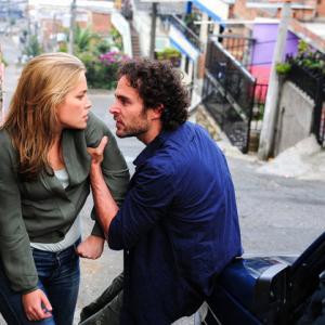 Still of Piper Perabo and Manolo Cardona in Covert Affairs 2010