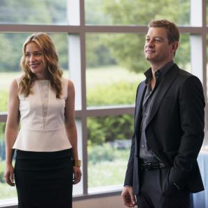 Still of Piper Perabo and Nic Bishop in Covert Affairs 2010