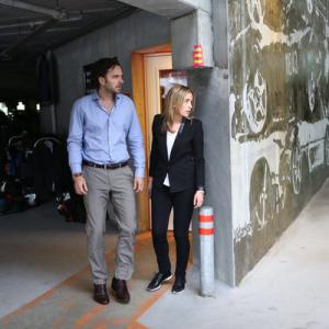 Still of Piper Perabo and Manolo Cardona in Covert Affairs 2010