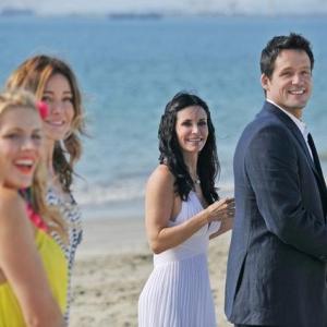 Still of Courteney Cox Josh Hopkins Busy Philipps and Christa Miller in Cougar Town 2009