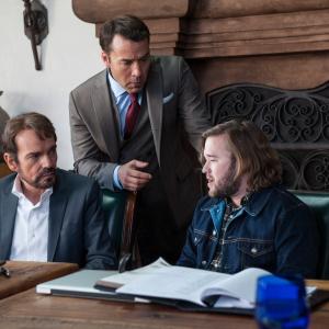 Still of Billy Bob Thornton Haley Joel Osment and Jeremy Piven in Entourage 2015
