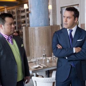 Still of Jeremy Piven and Rex Lee in Entourage (2004)