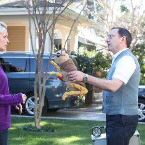Still of Monica Potter and Michael Emerson in Parenthood 2010
