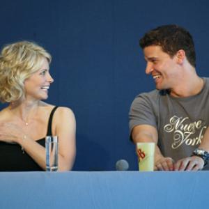 David Boreanaz and Monica Potter at event of Im with Lucy 2002