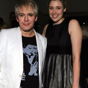 Nick Rhodes and Greta Gerwig at event of I Roma su meile 2012