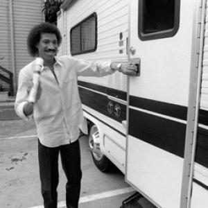Lionel Richie during the making of a music video