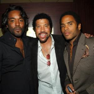Lenny Kravitz Lionel Richie and Lee Daniels at event of Shadowboxer 2005